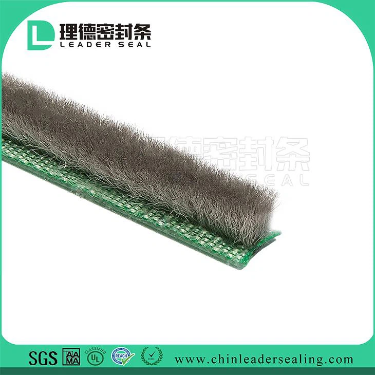 pile weather strip Dustproof Waterproof And Buffering Silicone Series Weather Brush